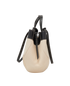 Cyme, &pound;220, Handbags, Black/Cream, Canvas/Leather, Side view